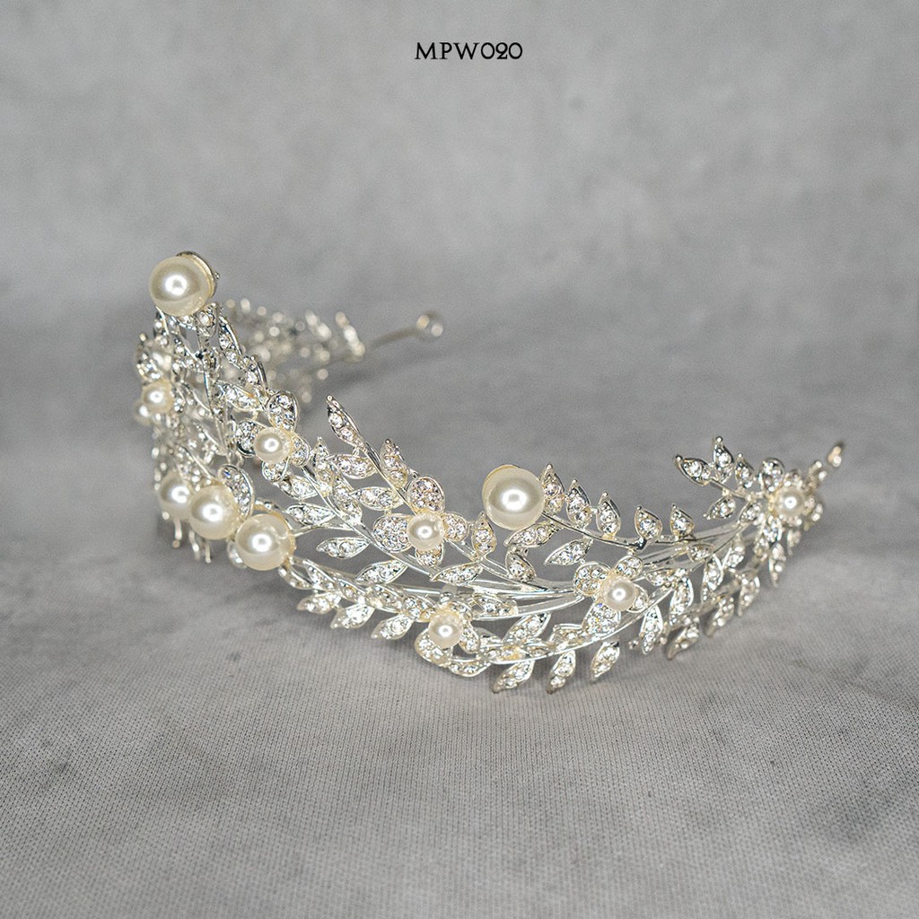 [PRODUK TERMURAH] MAHKOTA PENGANTIN PESTA CROWN WEDDING AKSESORIS MPW020