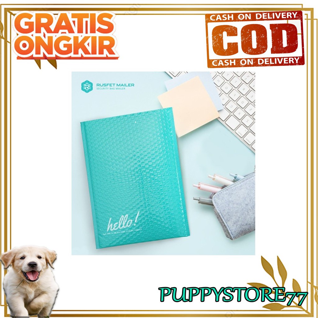 

PuppyStore77 Amplop Bubble Murah | Bubble Mailer | Polybubble Rusfet Murah Polos Warna Warni