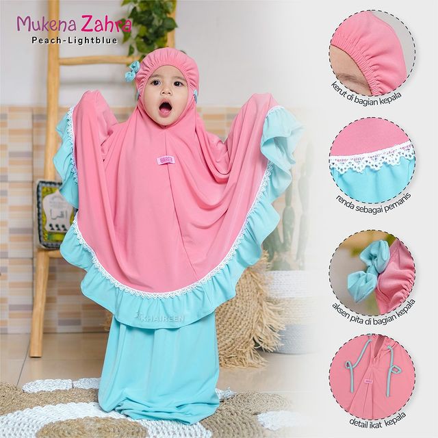 Afsheenastore Mukena Anak Zahra By Khaireen