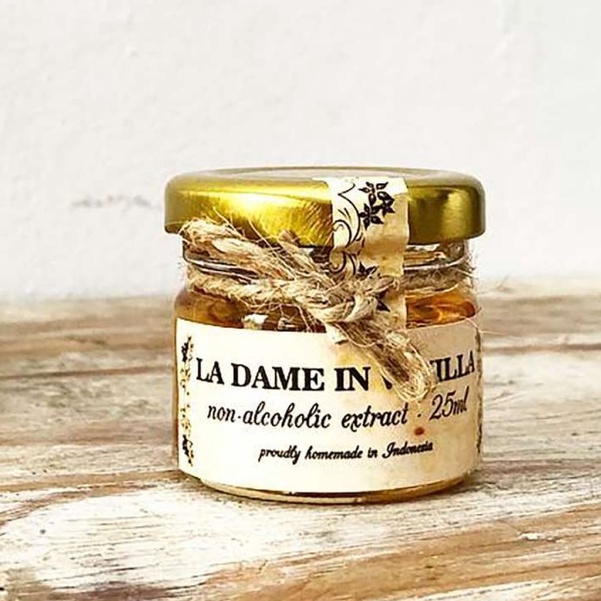 La Dame in Vanilla Extract 25ml/ Ekstrak Vanila Halal MUI