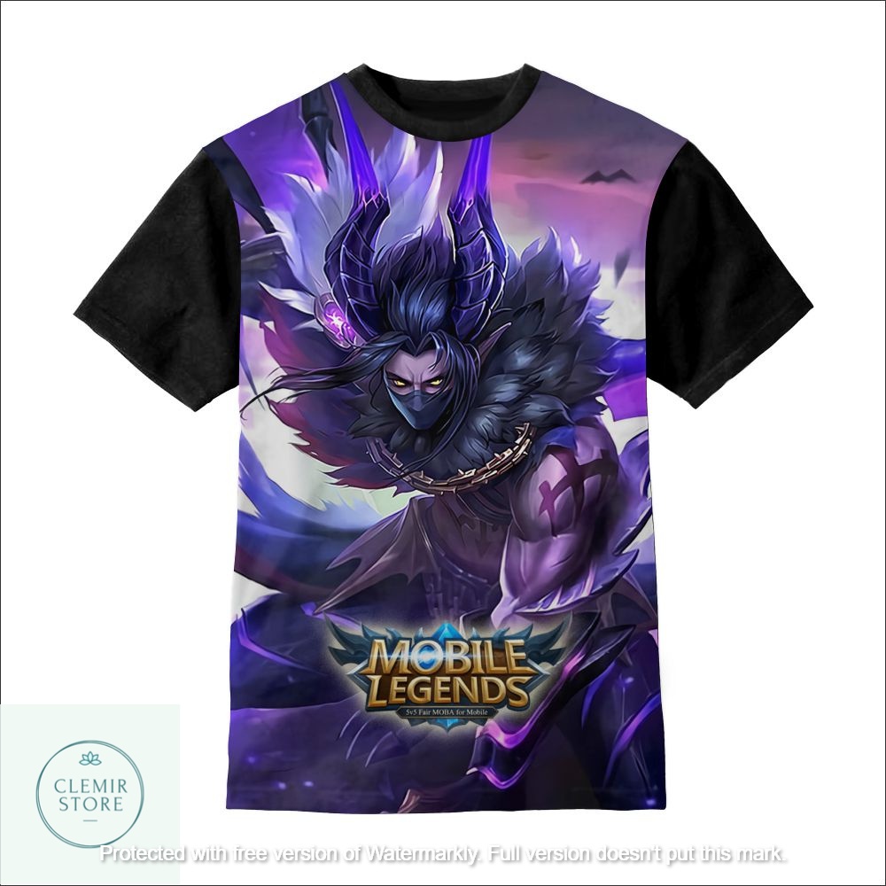 Kaos 3D Anak | Baju Printing - Baju Mobile Legend Ml Fullprint Moskov Twilight Dragon Untuk Usia 1-1