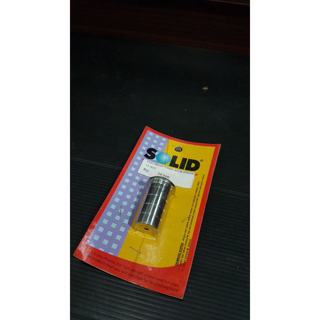 Dust Proof Strike Solid DPS 319 / Penutup Lubang Grendel Tanam