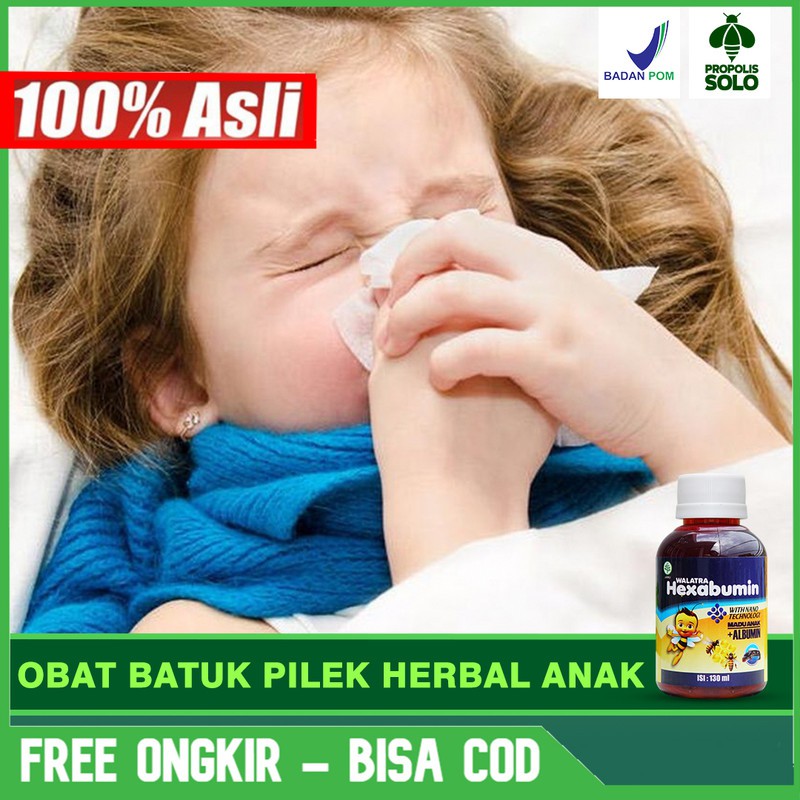 

Obat Batuk Pilek Herbal Anak, Demam, Herbal Dengan Albumin Madu Anak Hexabumin ASLI Di SOLO