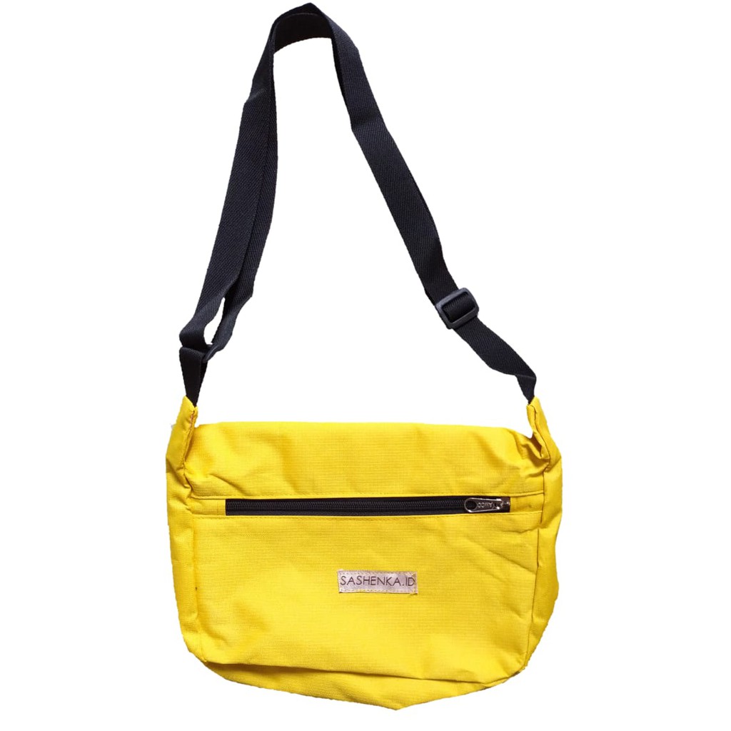 Slingbag Waistbag Sashenka.Id Warna KUNING I Tas Selempang Pria Waisbag Trendy