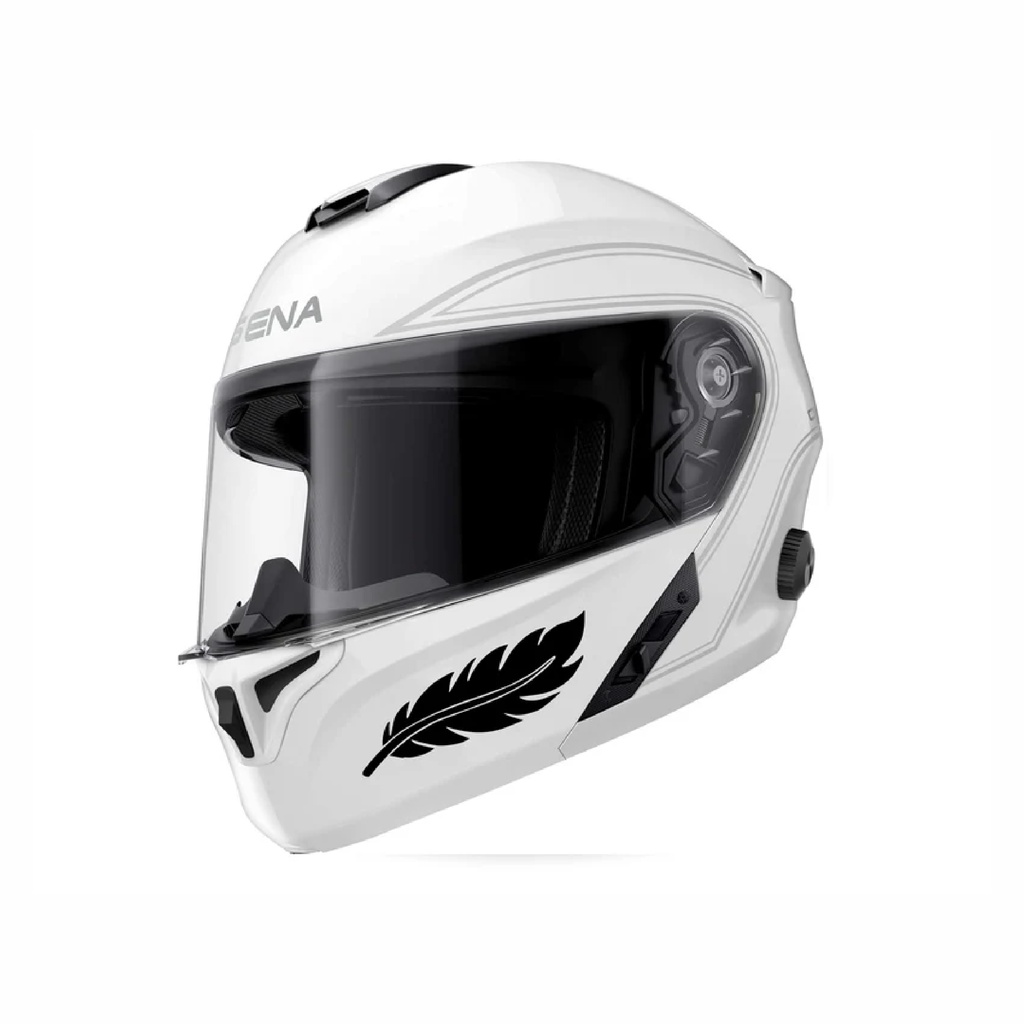 Cutting Stiker Helm Bulu Ayam Feather