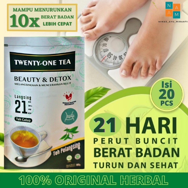 

COD TWENTY-ONE TEA sliming tea teh diet pelangsing obat diet teh pelangsing OBAT PELANGSING