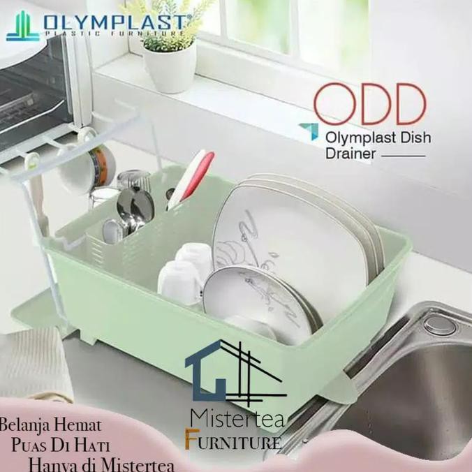 Rak Piring Plastik / Box / Meniriskan Peralat Dapur Bluestorejkt15