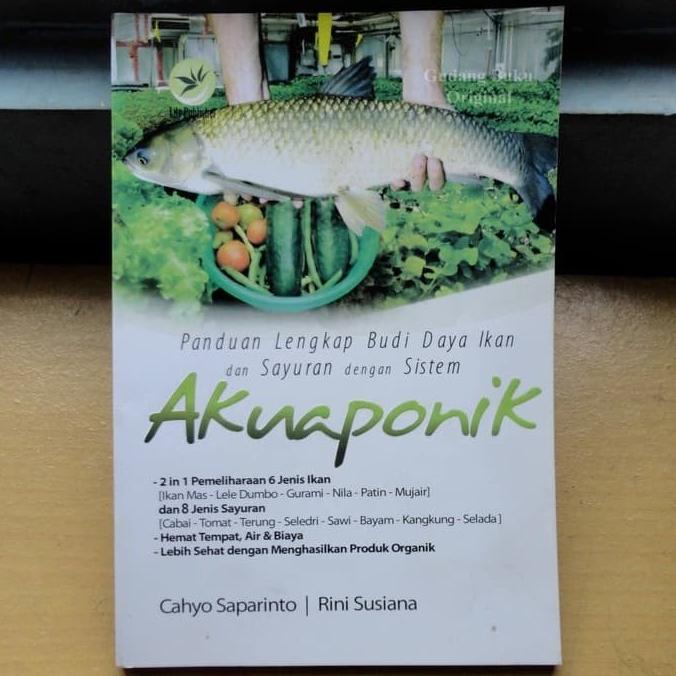 

buku aquaponik medium air budidaya ikan dan sayuran praktis simpel bes