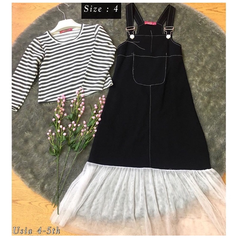 GAMIS ANAK OVERAL JEANS TILLE