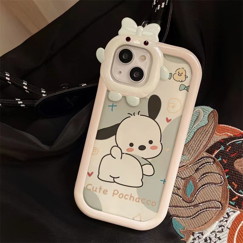 Ins Casing iPhone 14 14pro 14Plus 14prm 13 13pro 13prm 11 6splus 7Plus 8Plus Xr XS 13 12pro Max Motif Winnie the Pooh