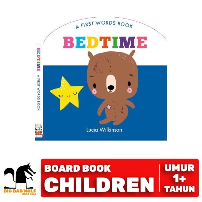 BUKU ANAK-ANAK CURVED BOOKS: NIGHT TIME CHILDREN KIDS BOOK BUKU PENGHANTAR TIDUR