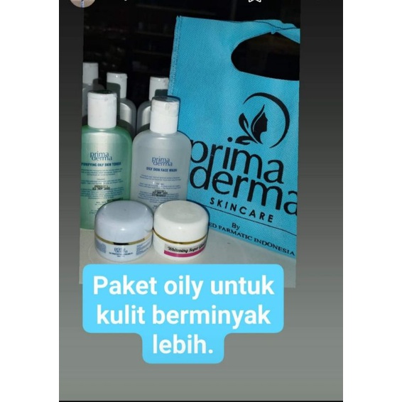BPOM Prima Derma Paket Oily untuk jenis kulit minyak berlebih