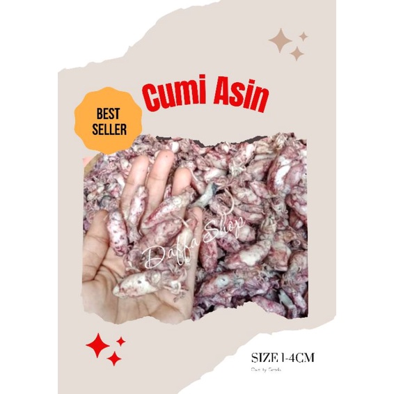 

Cumi Asin full telor 500gram size kecil/besar (vacum)