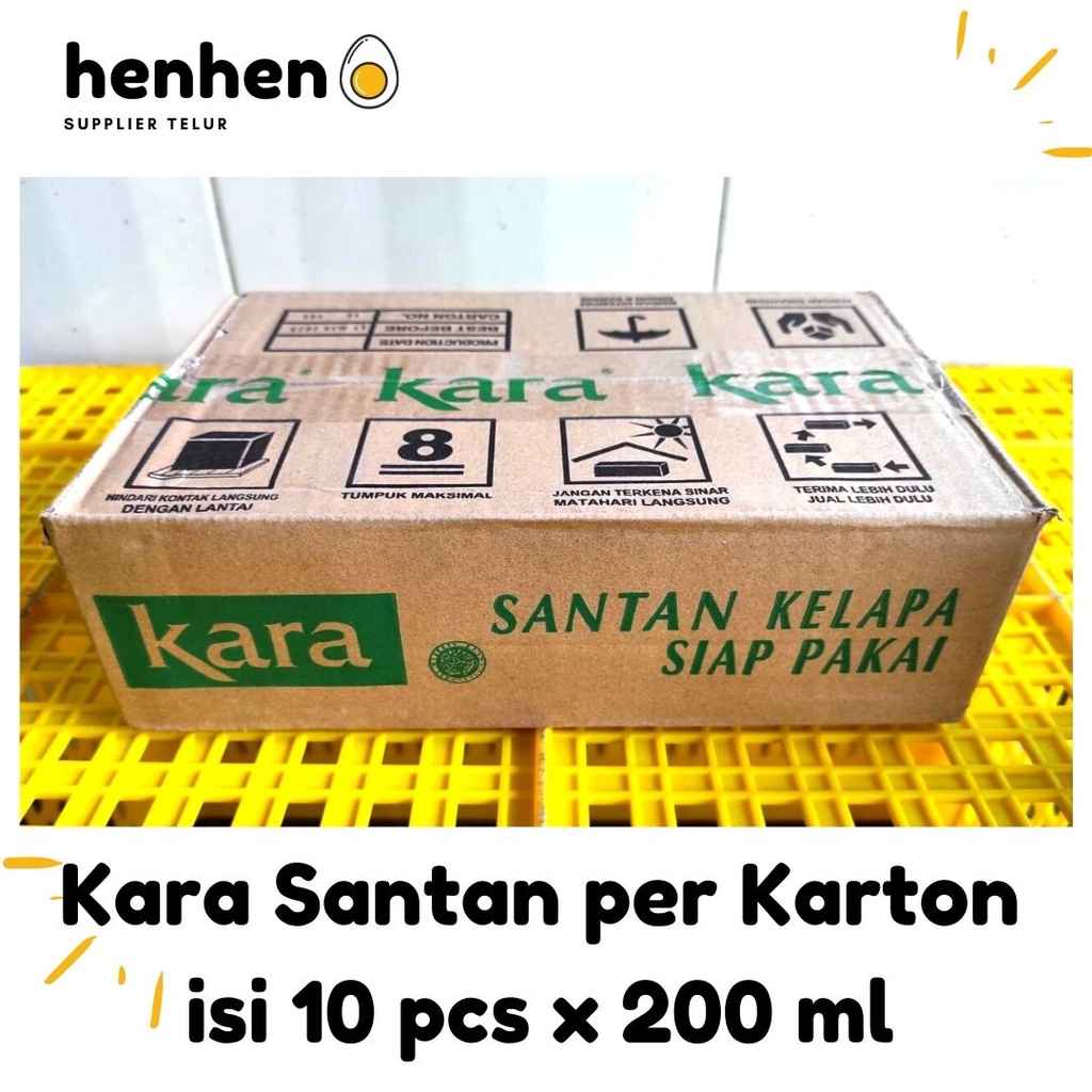 

KARA SANTAN KELAPA PER karton isi 10x200 ml