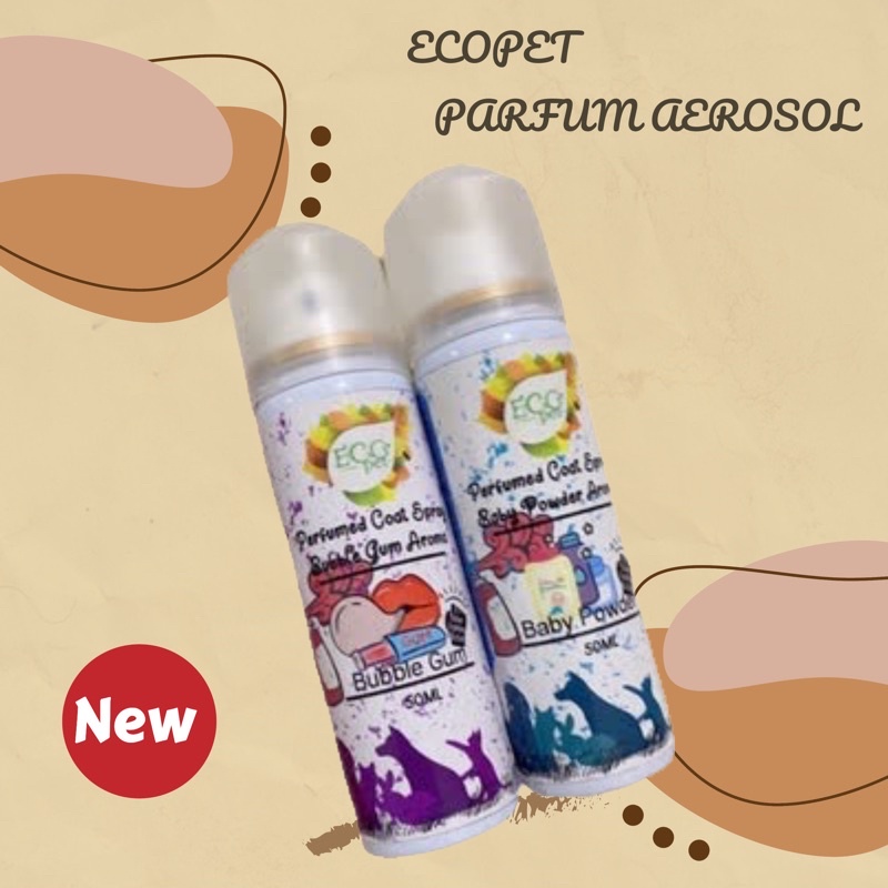 PARFUM AEROSOL HEWAN ECOPET - PARFUM KUCING ANJING KELINCI