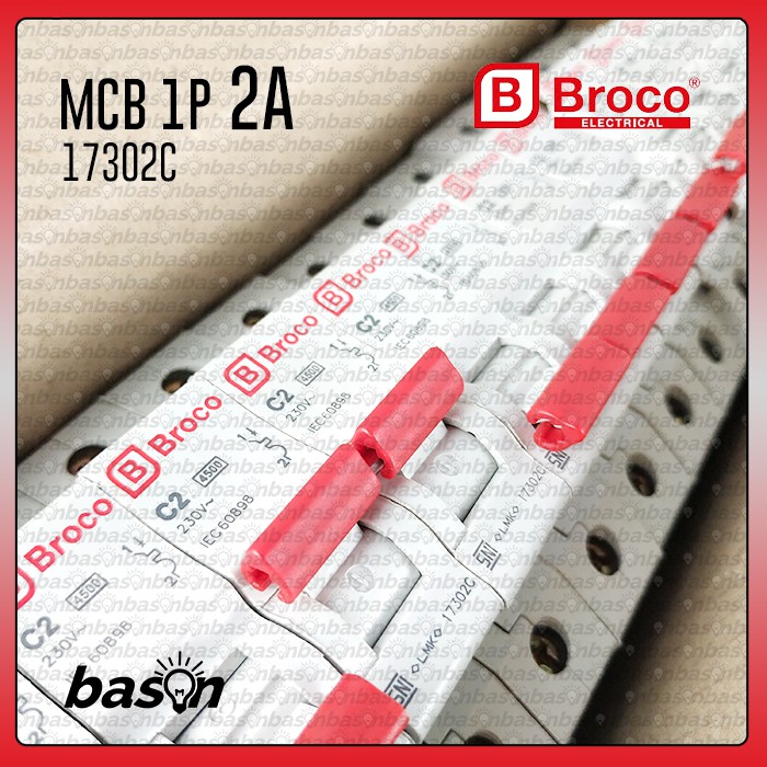 BROCO MCB 2A - 1P 17302C