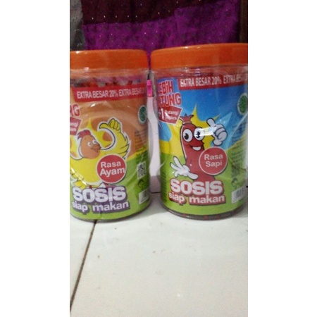 Sosis So Nice ayam,sapi 1toples/sosis okey rasa ayam bakar 450gr