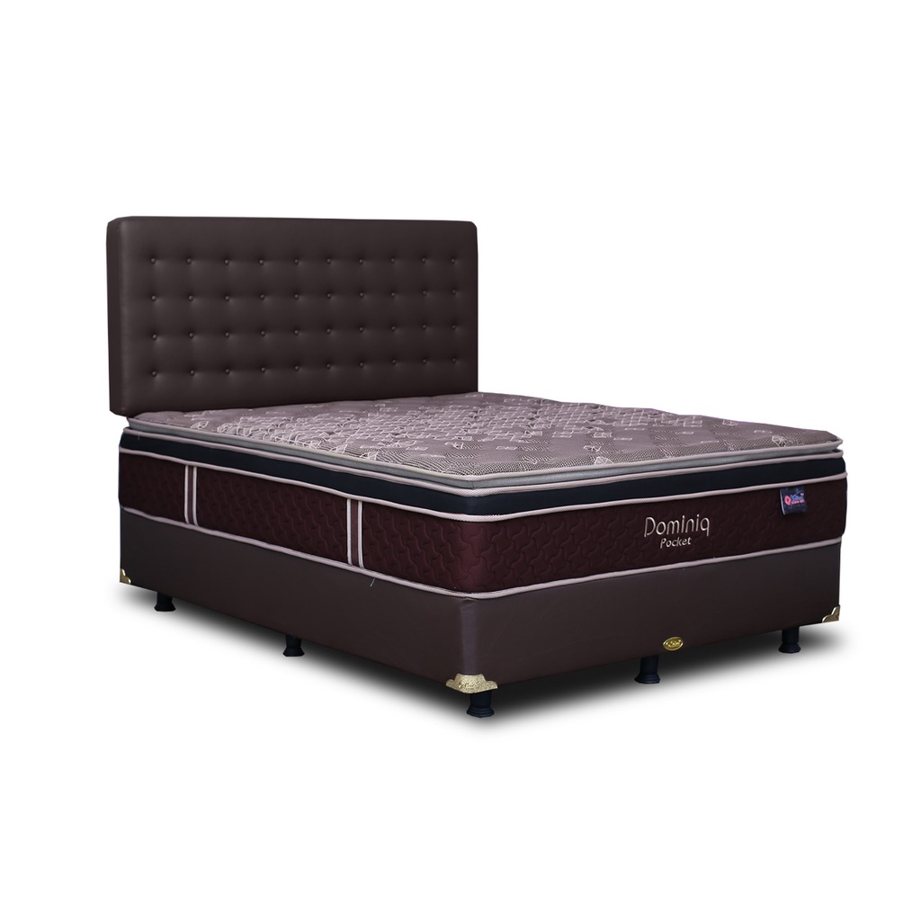 Jual Central Kasur Springbed Deluxe Dominiq Full Set Shopee Indonesia