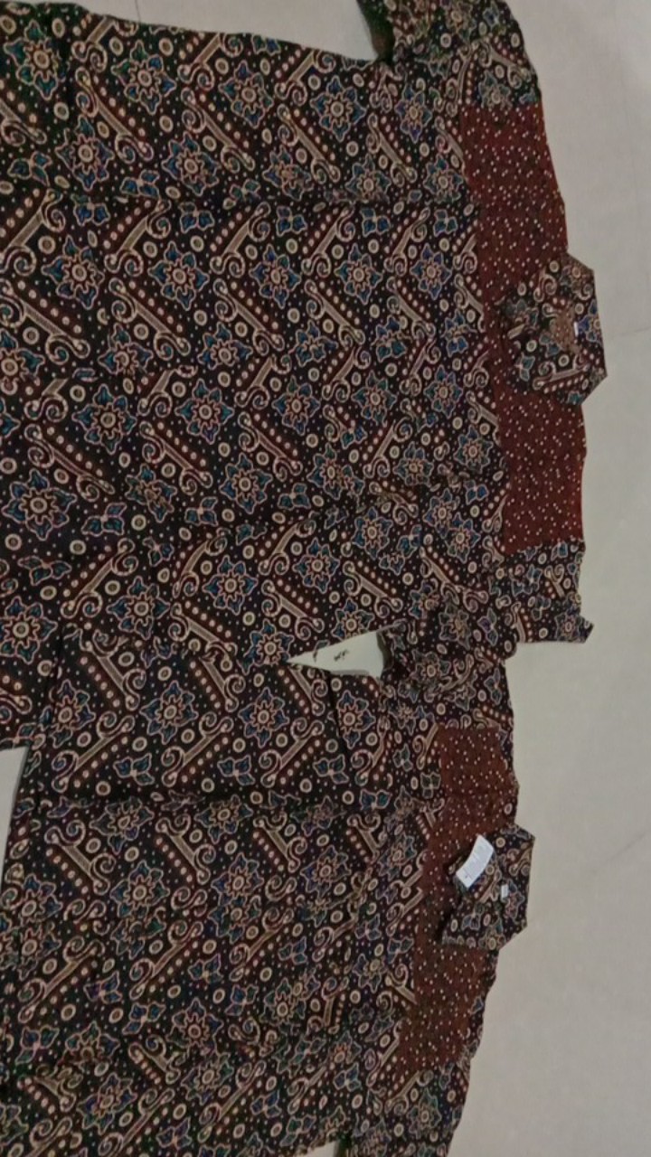 Batik Couple Keluarga Atasan Motif Mataram Ht - Nivana Batik