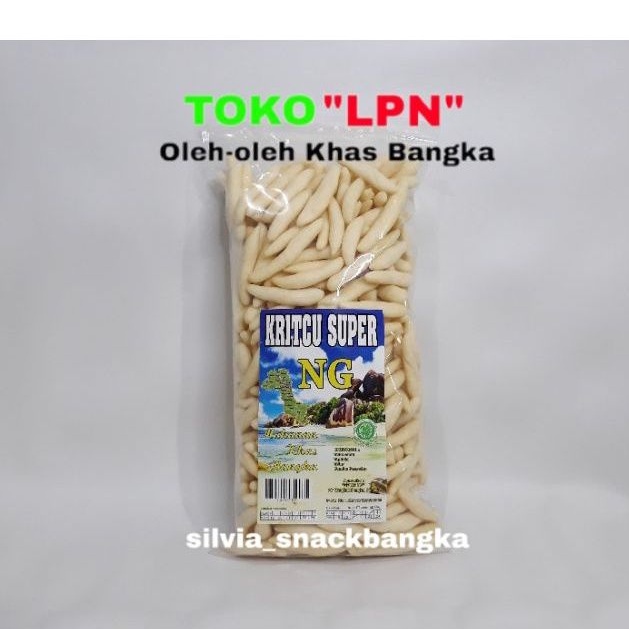 

Kricu Telor Cumi Super Khas Bangka Merk NG 500 gram