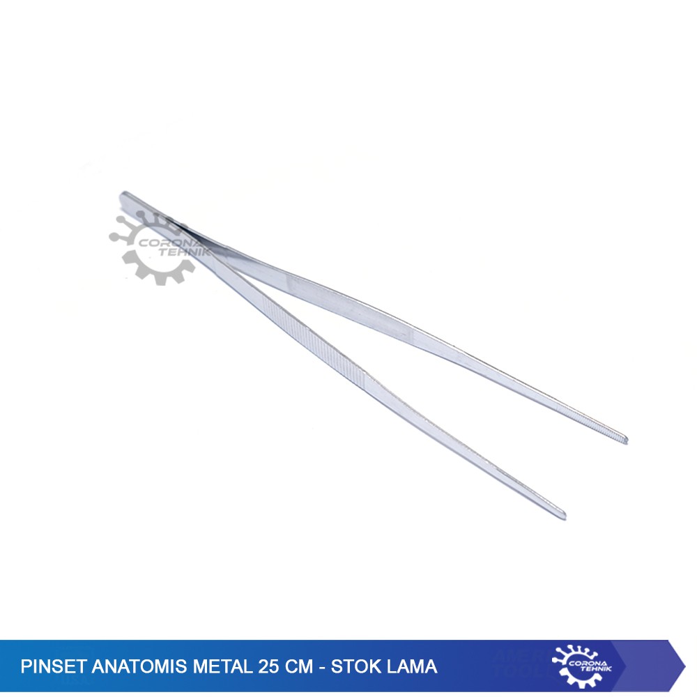 Pinset Anatomis Metal 25 cm - Stok Lama