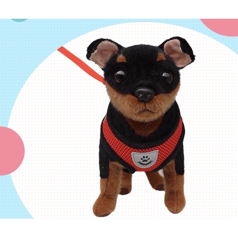 Harness rompi tali tuntun anjing kucing cat dog leash adjustable