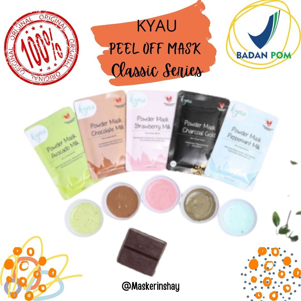 MASKER BPOM - KYAU - ID.KYAU PEEL OFF MASK CLASSIC SERIES