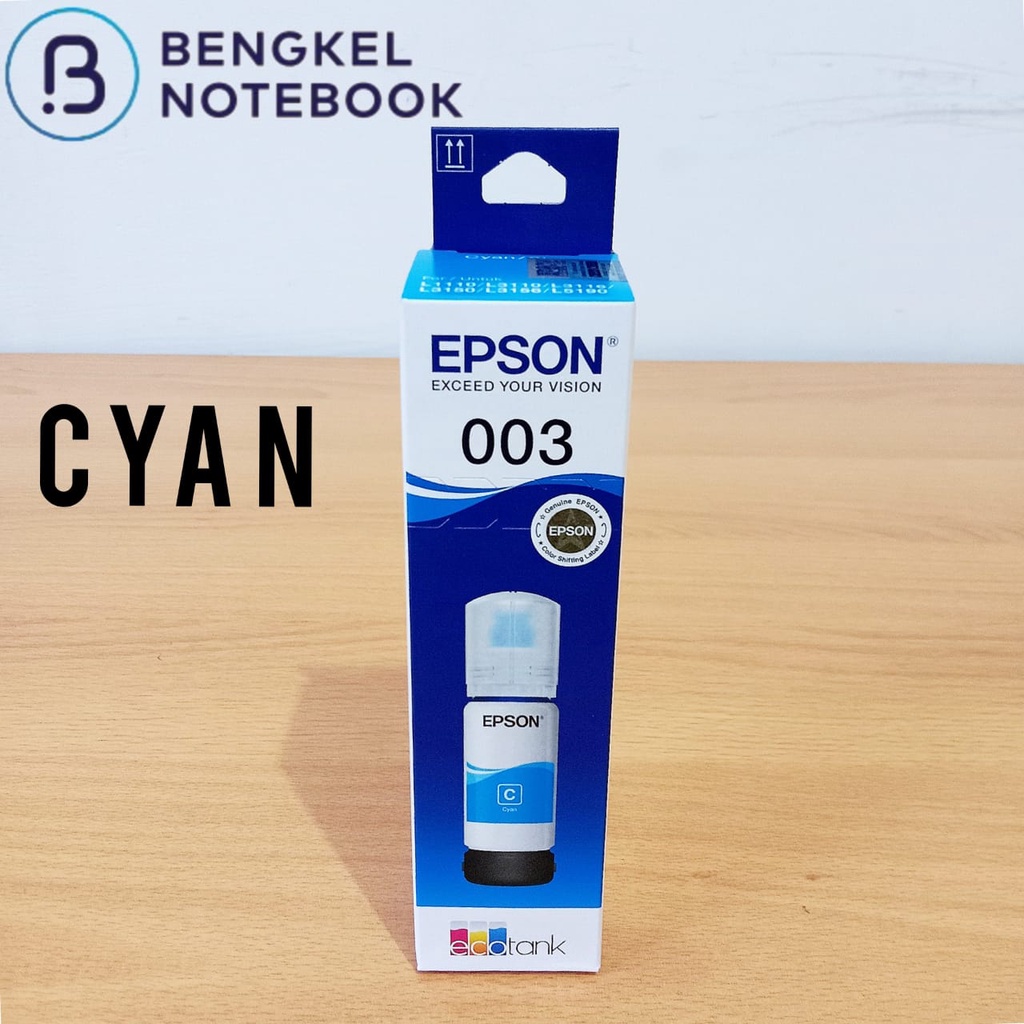 Epson Ink Bottle 003 Black Cyan Magenta Yellow