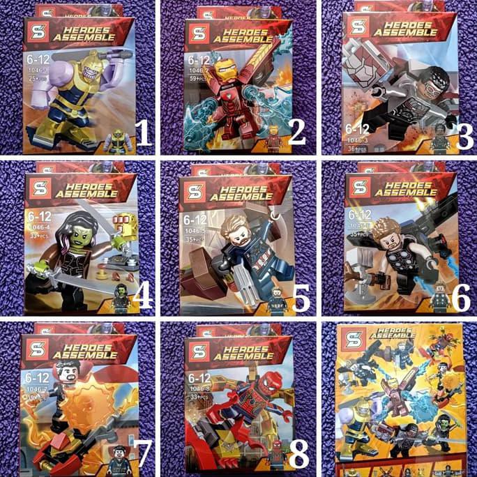 LEGO S AVENGERS 4 - MAINAN SUPER HEROES LEGO BRICK KW ACTION FIGURE "GRATIS ONGKIR"
