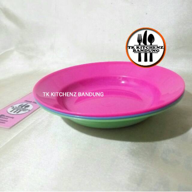 Pisin Plastik - Piring Plastik Diameter 16 cm - Piring Kecil - Piring Alas
