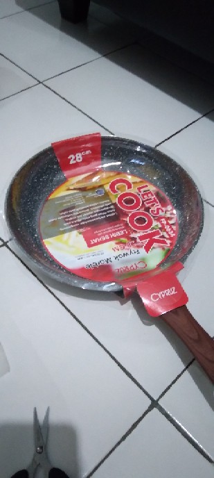 Cypruz - Fry Pan Induksi Marble 3mm 28cm Fp-0634