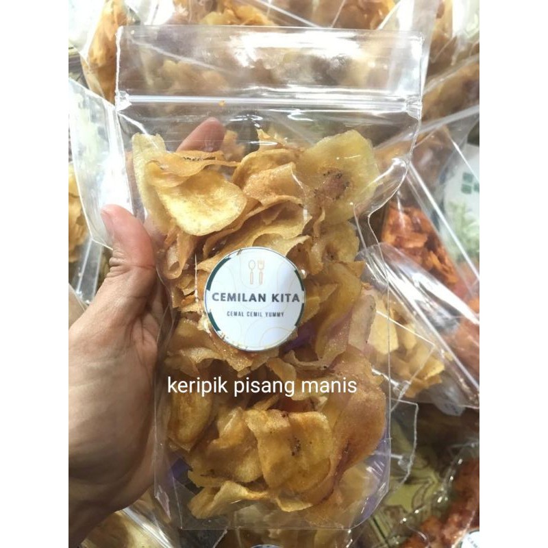 cemilan keripik pisang | kripik pisang | jajanan | makanan ringan | snack | kita | banana chip