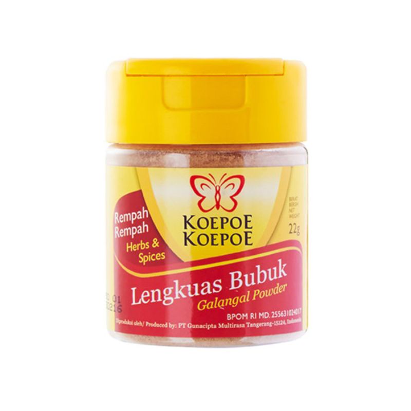 

Koepoe koepoe bumbu lengkuas bubuk 22 gram
