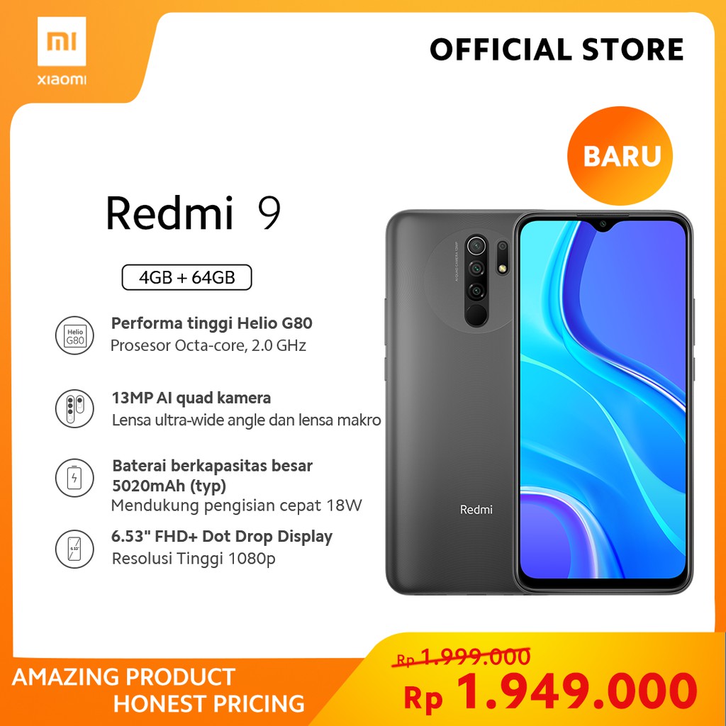 Spesifikasi redmi 9 Redmi 9丨Xiaomi