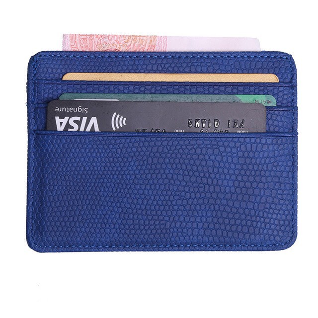 Dompet Kartu Wallet Card Holder Kulit Import J24