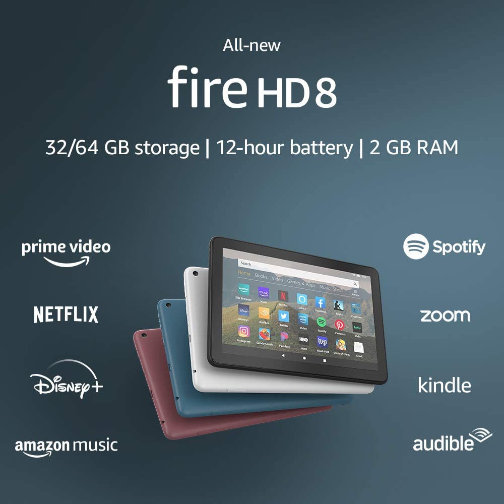 All New Amazon kindle Fire HD 8, 32 GB, 2020 | Shopee