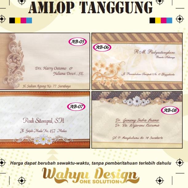 

(S6P5).. Amplop FALAH TANGGUNG (15 x 9 cm) - CETAK //Terbatas@yaa