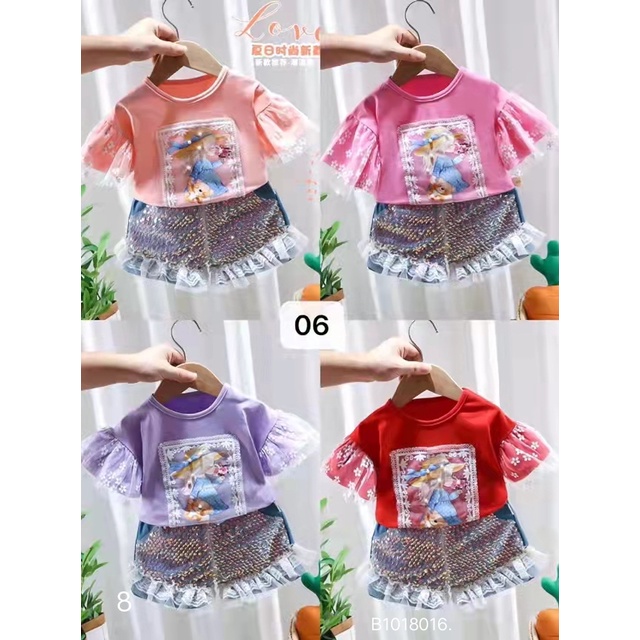 GROSIR 4pcs x59rb  / Setelan Anak Import Girl / Terlaris Baju Anak Import / Grosir Busana Anak Impor