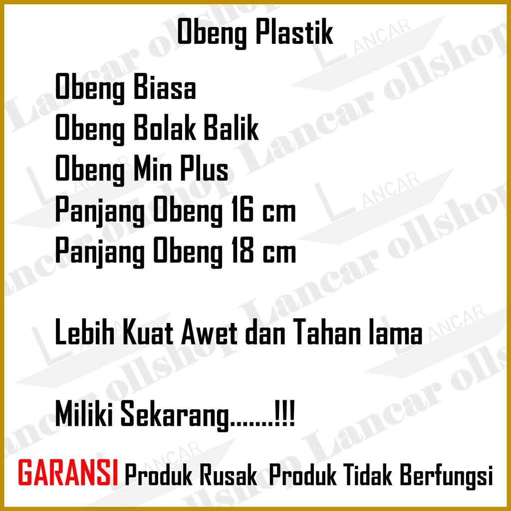 Obeng Plastik Bolak Balik 3 inch 4 inch / Obeng Plus Minus / Obeng Belimbing Kecil