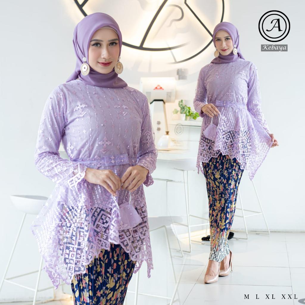 Kebaya Sahara Tulle / Kebaya Modern / Kebaya Wisuda / Kenaya Pesta / Kenaya Kondangan / Kebaya