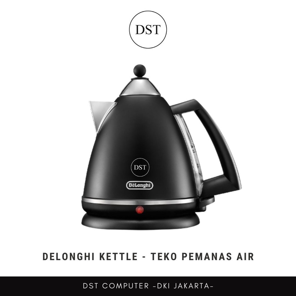 DeLonghi KETTLE LISTRIK BLACK AND WHITE PROMO