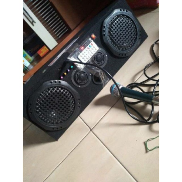 200 WATT speaker aktif karaoke, rumah/mobil