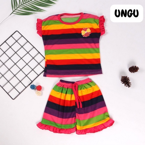 Jeco fashion Set anak Rainbee