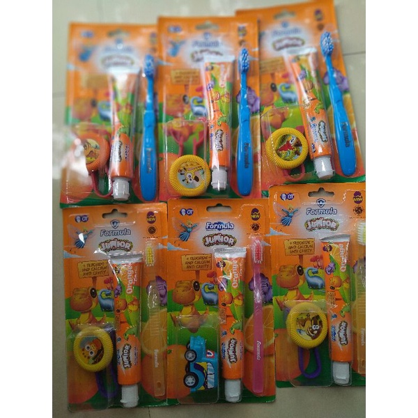 Formula pasta gigi dan sikat gigi