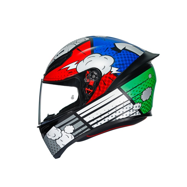 GLINTZ | HELM AGV K1 MULTIBANG ITALY BLUE MATT | HELM FULL FACE