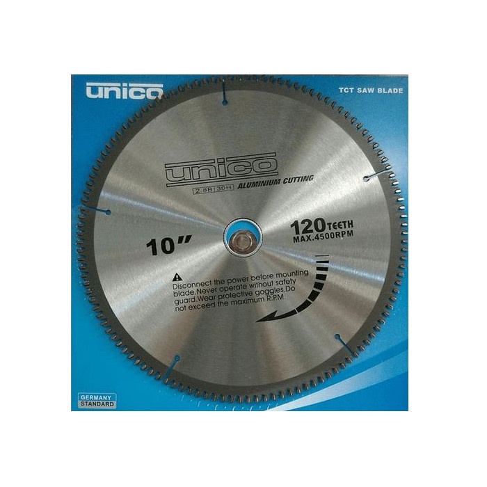 UNICO 10 INCH / 10" X 120T MATA MITRE/MITER/CIRCULAR SAW FOR ALUMINIUM