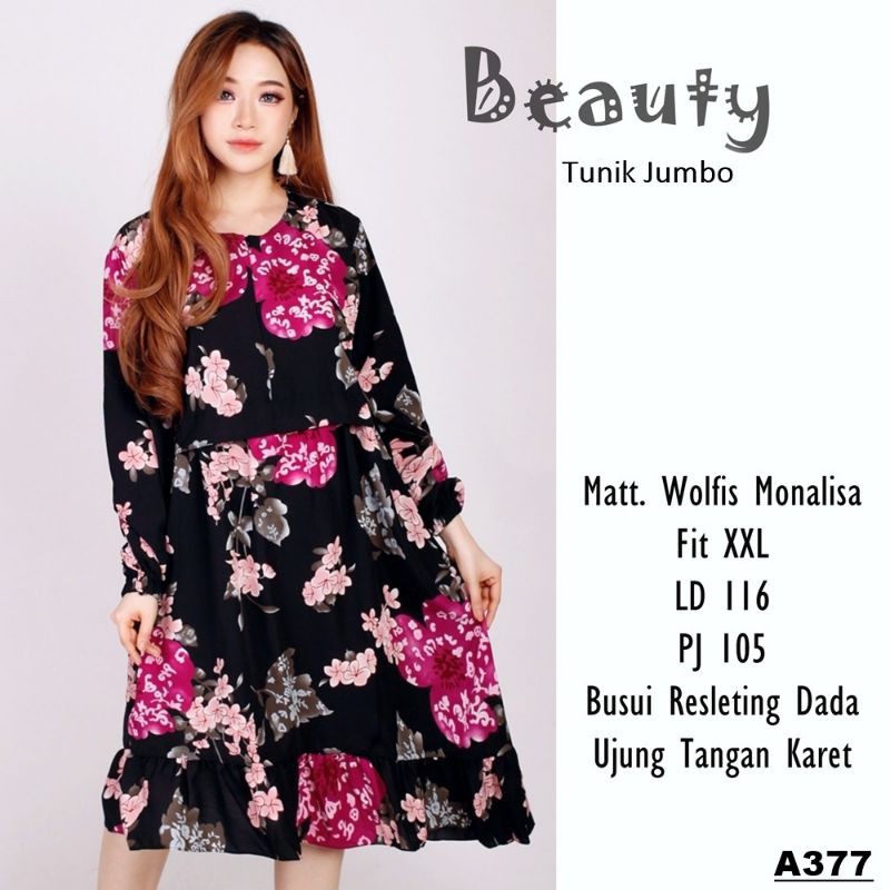 BISA COD TUNIK BEAUTY JUMBO LD 116CM OJG 105CM KK