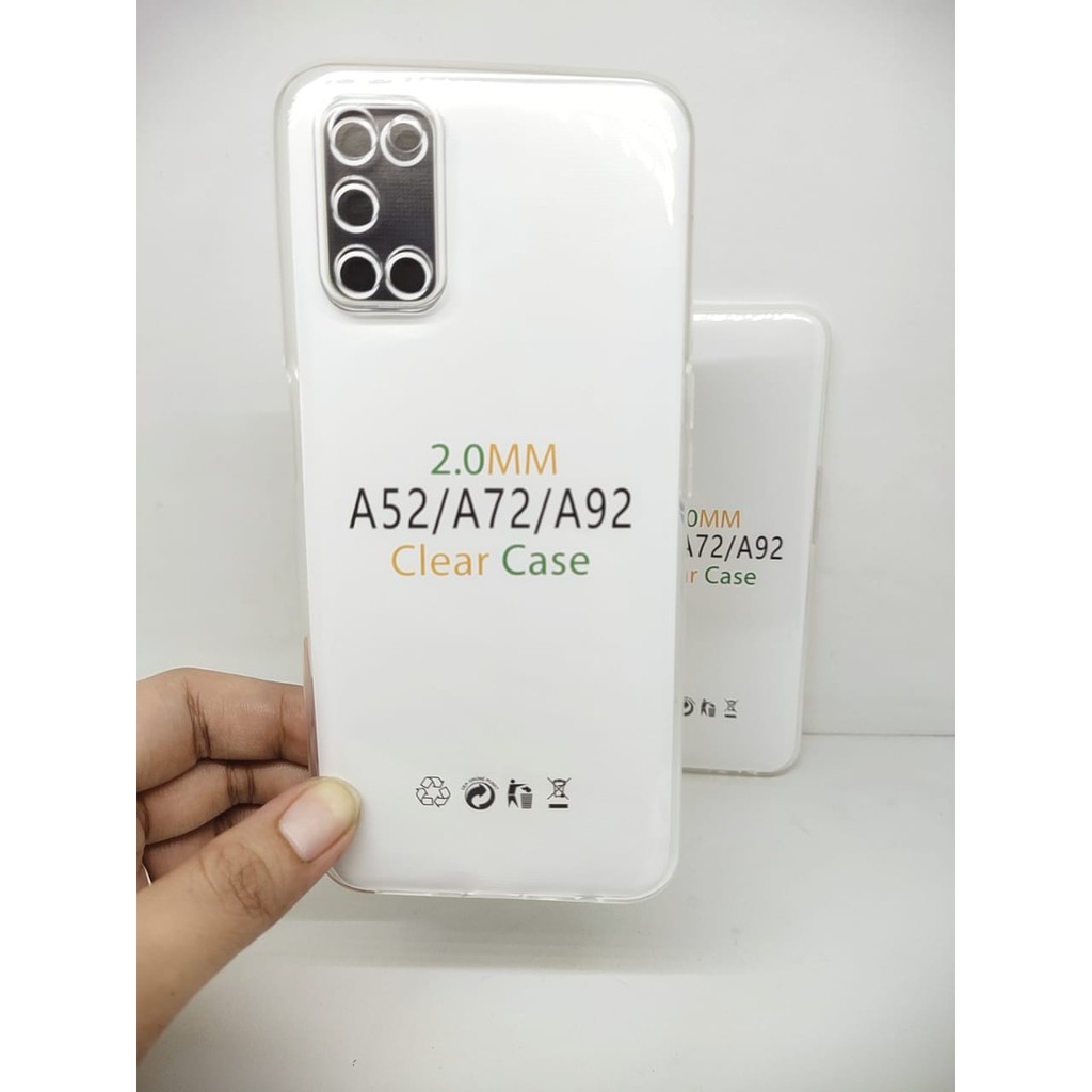 SoftCase OEM Transparan Oppo A52 A92 6.5 Inchi Clear UltraThin TEBAL 2.0mm OPPO A72 SUPER CLEAR