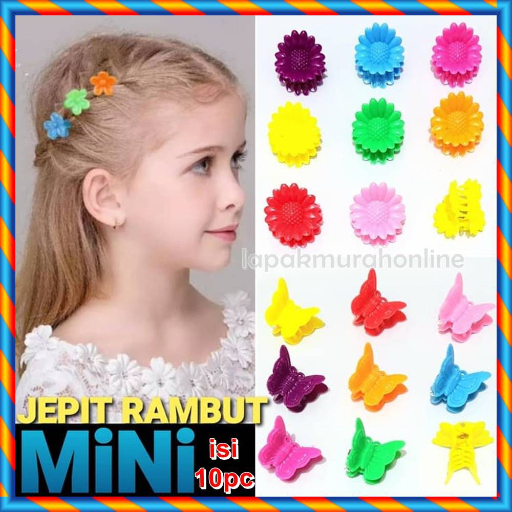 [10PC]JEPIT RAMBUT MINI KARAKTER / JEDAY MINI ANAK KARATER LUCU / JEPIT RAMBUT ANAK