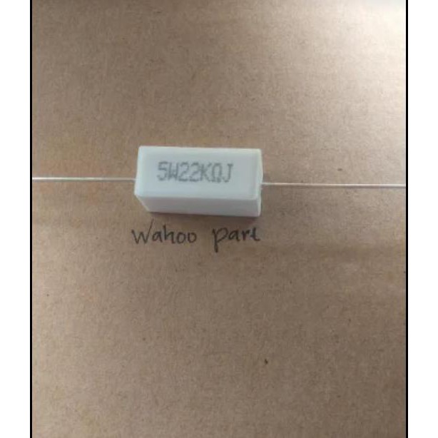 Resistor 22K Taiwan 5 Watt Wahooo Segera Dapatkan